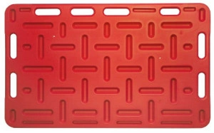 CRVENA TABLA ZA GONJENJE SVINJA, 126 X 76 CM