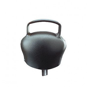 6.4 CM ČELIČNO ZVONO CRNO VISINE