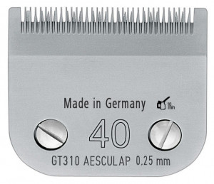 Aesculap GT310 SnapOn glava #40 za precizno šišanje pasa – 0,25 mm