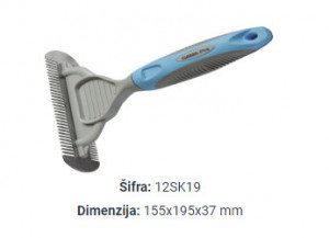 ČETKA ZA PSE GRABULJA DVOSTRANA