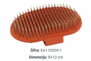 GAMA Pet ovalna pin četka za pse – 8 × 13 cm