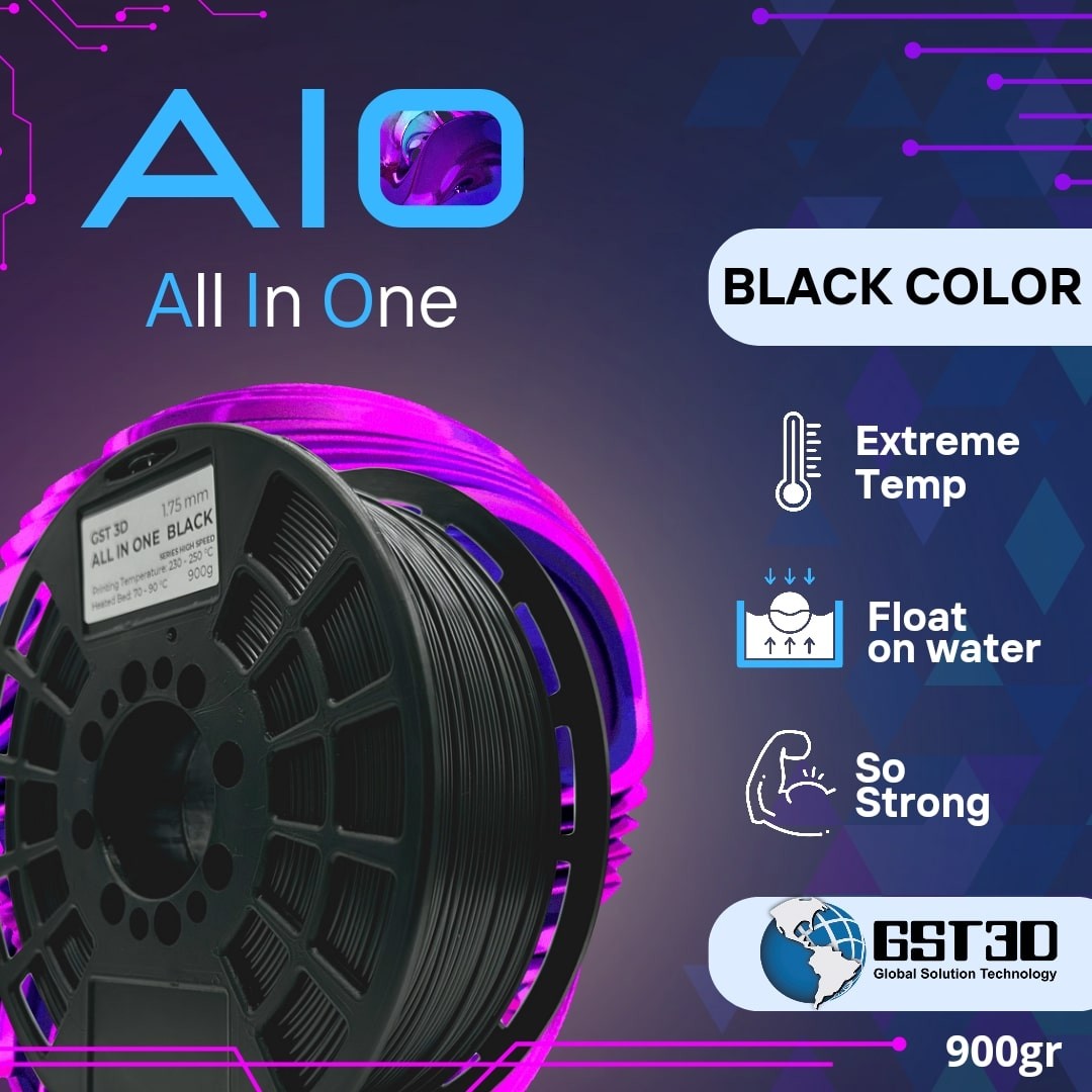 GST 3D All-in-one Black 900g