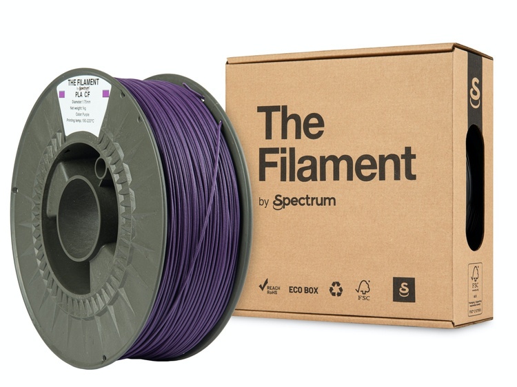 The Filament PLA CF 1.75mm Purple 1kg The Filament PLA CF 1.75mm Purple 1kg