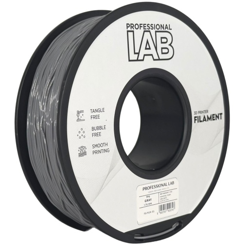 Filament Profesional LAB TPU 95 A Gri 1.75 mm 1 kg