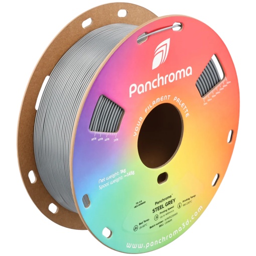 Filament 1.75 mm POLYMAKER Panchroma™ CoPe Metalic Gri (Argintiu) 1Kg