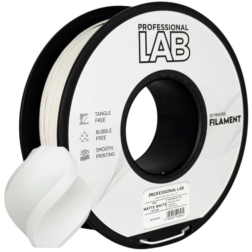 Filament Profesional LAB PLA Mat Alb 1.75 mm 1 kg