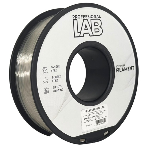 Filament Profesional LAB PLA + Transparent 1.75 mm 1 kg