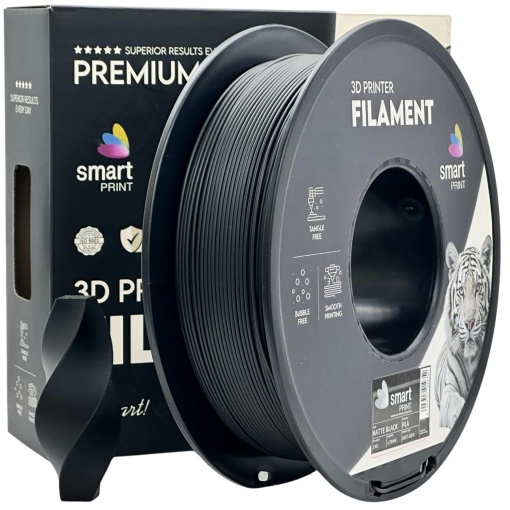 Filament Smart Print PLA Matte Black 1.75 mm 1 kg