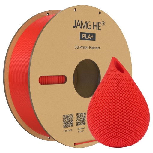Filament JAMG HE PLA+ Traffic Red ( rosu) 1.75 mm 1 kg