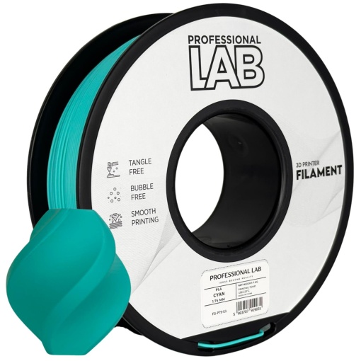 Filament Profesional LAB PLA Cyan 1.75 mm 1 kg