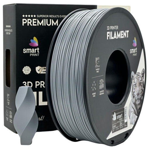 Filament Smart Print ABS+ Silver 1.75 mm 1 kg