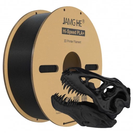 Filament JAMG HE Hi Speed PLA+ Black (negru) 1Kg
