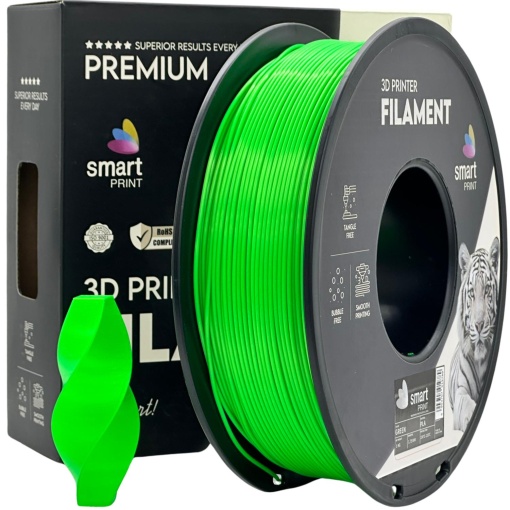 Filament Smart Print PLA Green 1.75 mm 1 kg