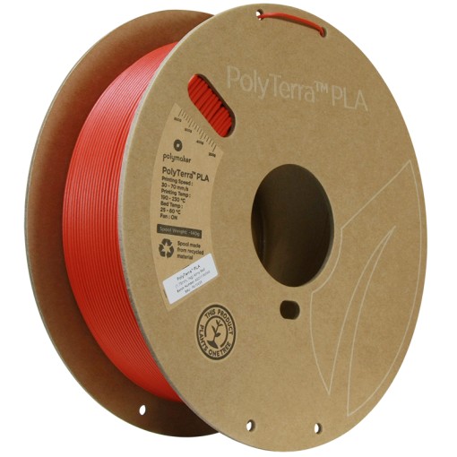 PolyTerra PLA 1.75mm Army Red 1kg