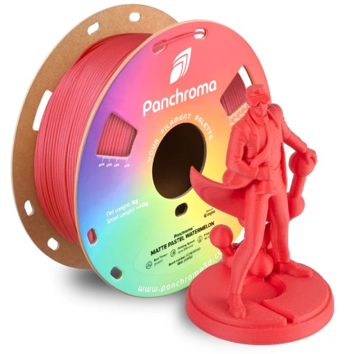 Filament POLYMAKER Panchroma™ PLA Matte Watermelon ( roz rose) 1KG ,1.75 mm
