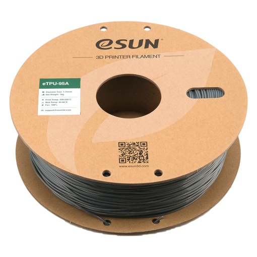 Filament elastic TPU eSUN Gri 1,75 mm 1 kg