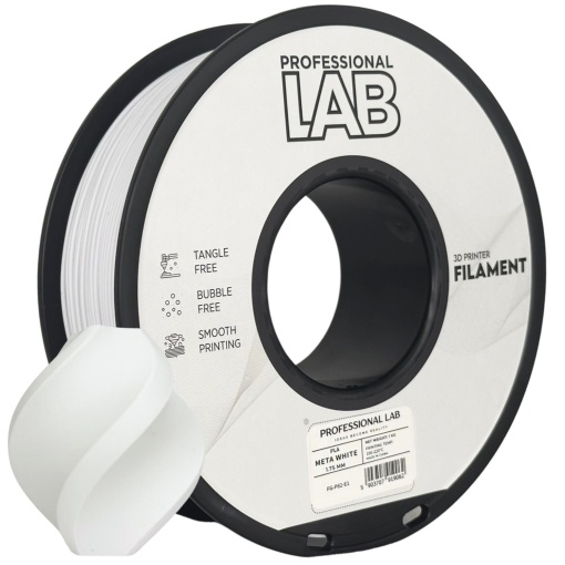 Filament Profesional LAB PLA Meta Alb 1.75 mm 1 kg