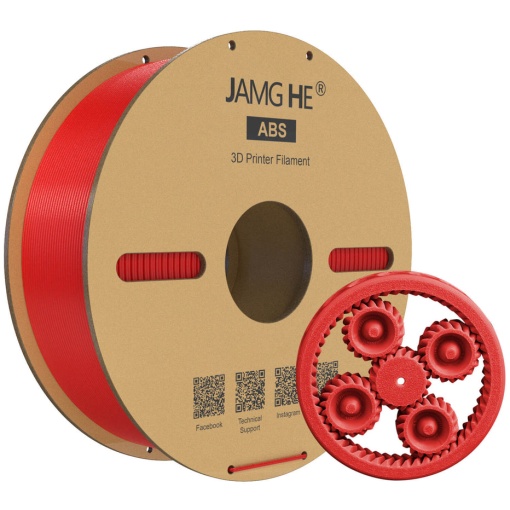 Filament ABS Jamg He Red ( rosu )1,75 mm 1 Kg