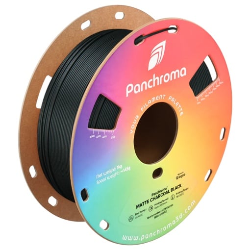 Filament POLYMAKER Panchroma™ PLA MATTE Charcoal Black ( negru mat ) 1KG ,1.75 mm