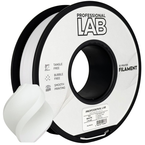 Filament Profesional LAB PLA Alb 1.75 mm 1 kg
