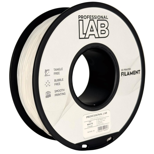 Filament Profesional LAB TPU 95 A ALB 1.75 mm 1 kg
