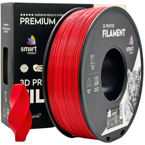 Filament Smart Print ABS+ Red 1.75 mm 1 kg