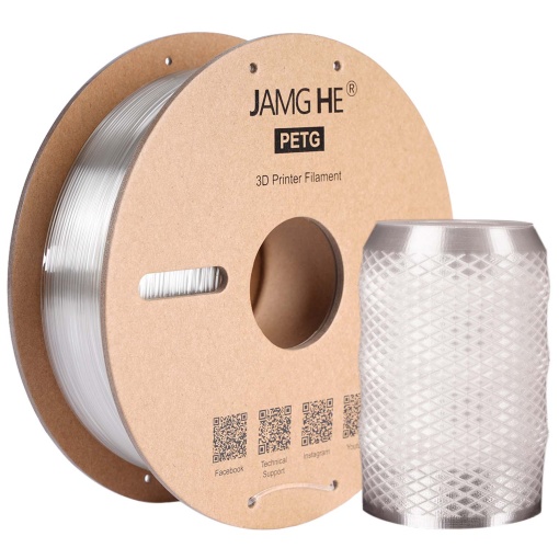 Filament JAMG HE Hi-Speed PETG Transparent 1.75 mm 1kg