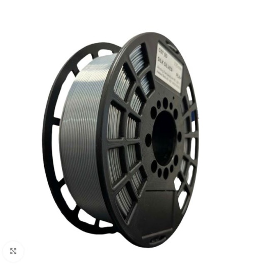 Filament Silk Aluminiu ( gri deschis ) PLA Gst3D 1.75 mm 1 kg