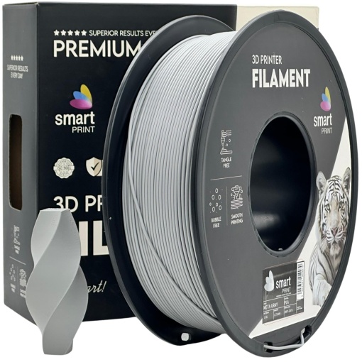Filament Smart Print PLA Meta Gray 1.75 mm 1 kg