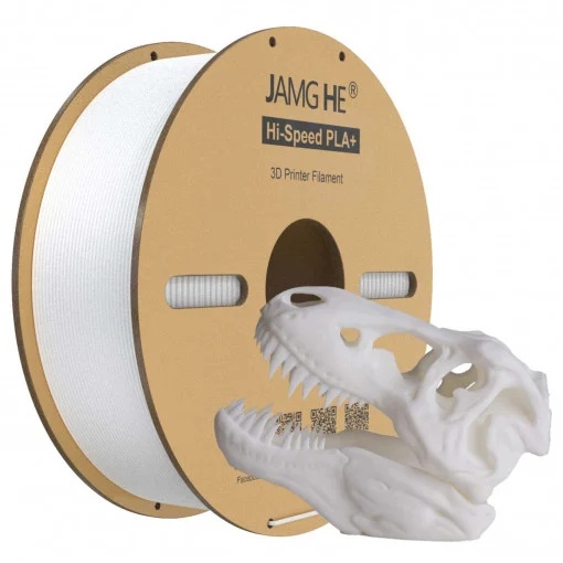 Filament JAMG HE Hi-Speed PLA+ White(Alb) 1Kg