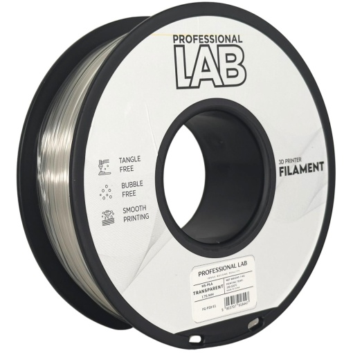 Filament Profesional LAB Hi Speed PLA Transparent 1.75 mm 1 kg