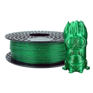 Filament AzureFilm Pla Glitter Green ( sclipici verde ) 1.75 mm 1 KG