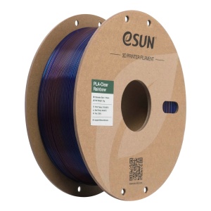Filament eSUN PLA Clear Rainbow Translucent Blue Purple 1,75 mm 1 KG