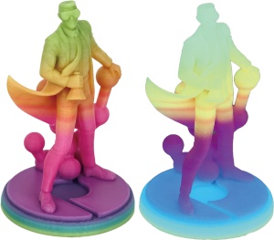 Filament POLYMAKER Panchroma™ Gradient PLA Luminous Rainbow 1KG ,1.75 mm - Img 2
