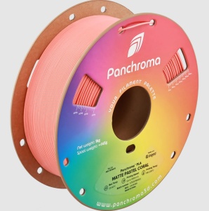 Filament POLYMAKER Panchroma™ PLA Matte Pastel Coral 1KG ,1.75 mm