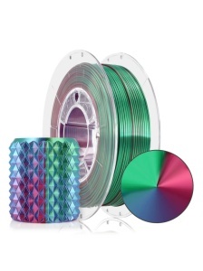 Filament Rosa 3D PLA Magic Silk Aurora Blue-Purple-Green 1,75mm 300g