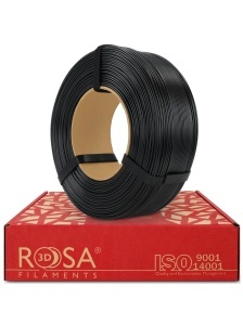 Filament Rosa 3D ReFill ABS+ Mat Black 1Kg