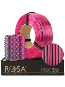 Filament Rosa 3D ReFill PLA Magic Silk Mistic Purple (graphite + fuchsia) 1,75mm 1Kg