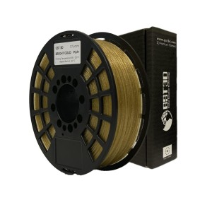 GST 3D PLA+ Bright Gold (Auriu Sclipicios) 1kg - Img 2