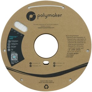 PolyLite ABS 1.75mm White (Alb) 1kg - Img 3