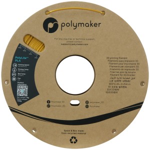 PolyLite PLA 1.75mm Silk Gold (Auriu Matase) 1kg - Img 3