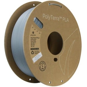 PolyTerra PLA 1.75mm Fossil Grey (Gri) 1kg - Img 1