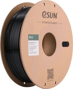 Filament eSUN PETG Black (Negru) 1.75 mm 1 kg