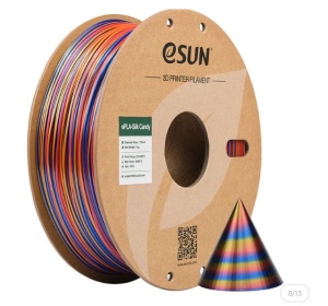 Filament eSUN PLA Tricolor Silk Candy Red Gold Blue 1,75 mm 1 KG