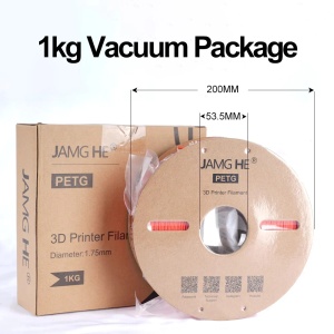Filament JAMG HE PETG Traffic Red ( rosu) 1.75 mm 1 Kg - Img 2