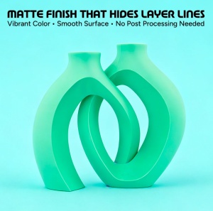 Filament POLYMAKER Panchroma™ PLA Matte Seafoam Green 1KG ,1.75 mm - Img 2
