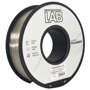 Filament Profesional LAB PLA + Transparent 1.75 mm 1 kg