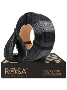 Filament Rosa 3D ReFill PETG Standard HS Black 1,75mm 1Kg