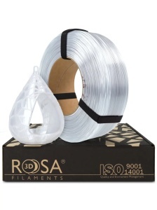 Filament Rosa 3D ReFill PETG Standard HS Transparent 1,75mm 1Kg