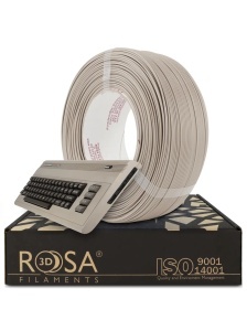 Filament Rosa 3D ReFill PLA Starter Computers 8bit Retro Gray 1,75mm 1Kg